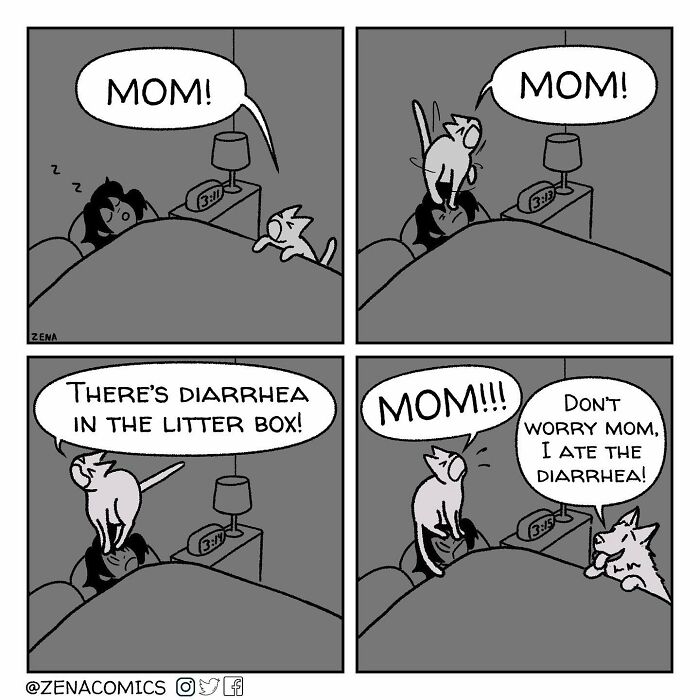 A Comic About A Loud Cat