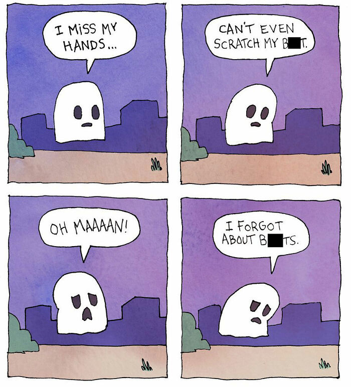 A Comic About Being A Ghost