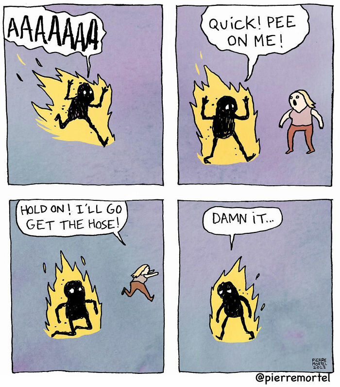 A Comic About Being On Fire