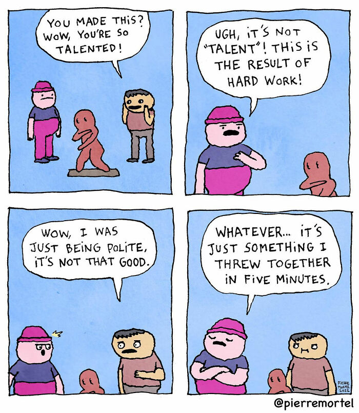 A Comic About Talent And Hard Work