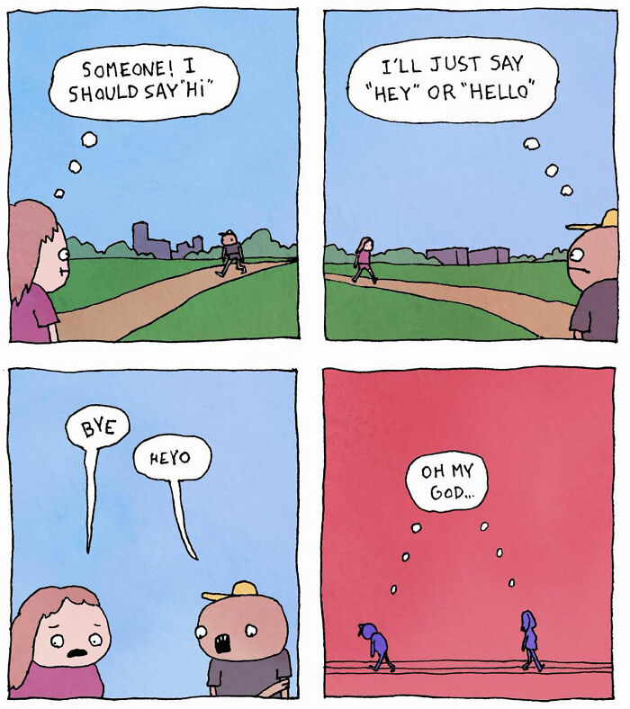 A Comic About Saying Hi