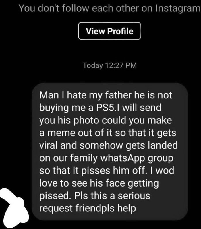 I Saved This Picture I Found On Bored Panda Was Because It Mad Me Really Pissed Off. And I Wanted To Share How Much He Is A B**ch