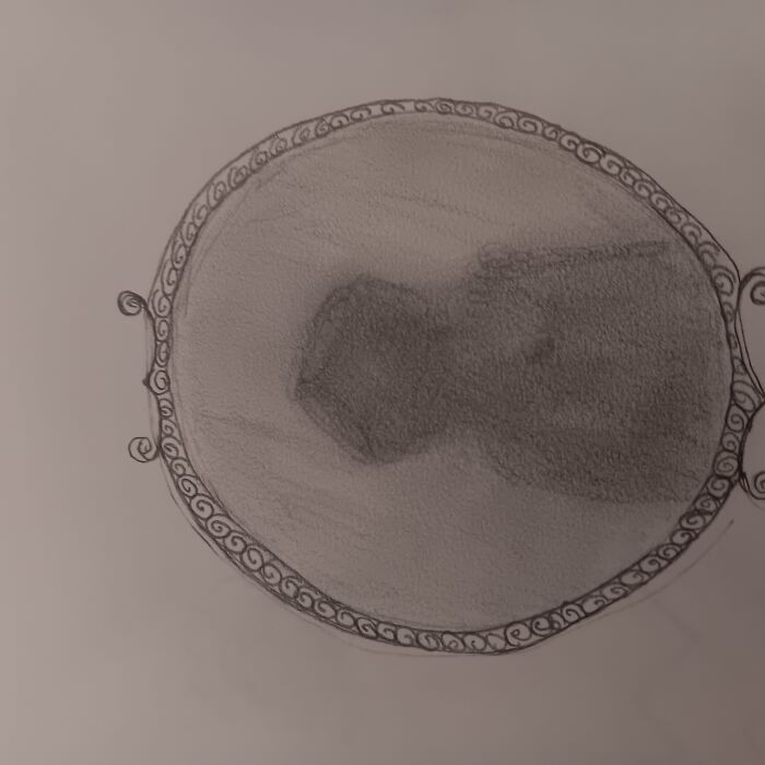 I Drawed A Mirror Showing The True Monster, Yourself