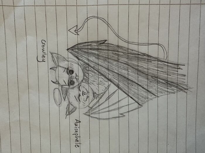 Crowley & Aziraphale From Good Omens As Bats!