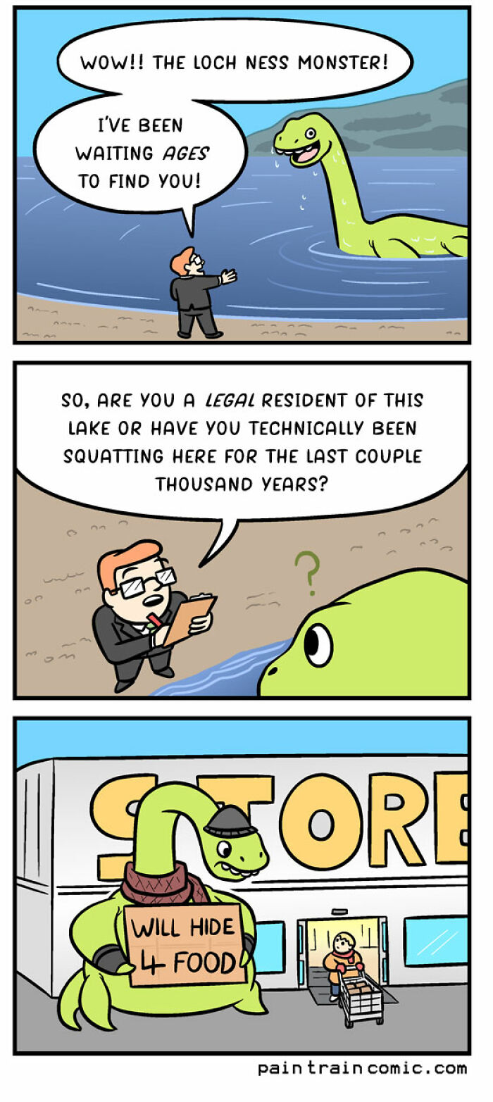 A Comic About The Loch Ness Monster