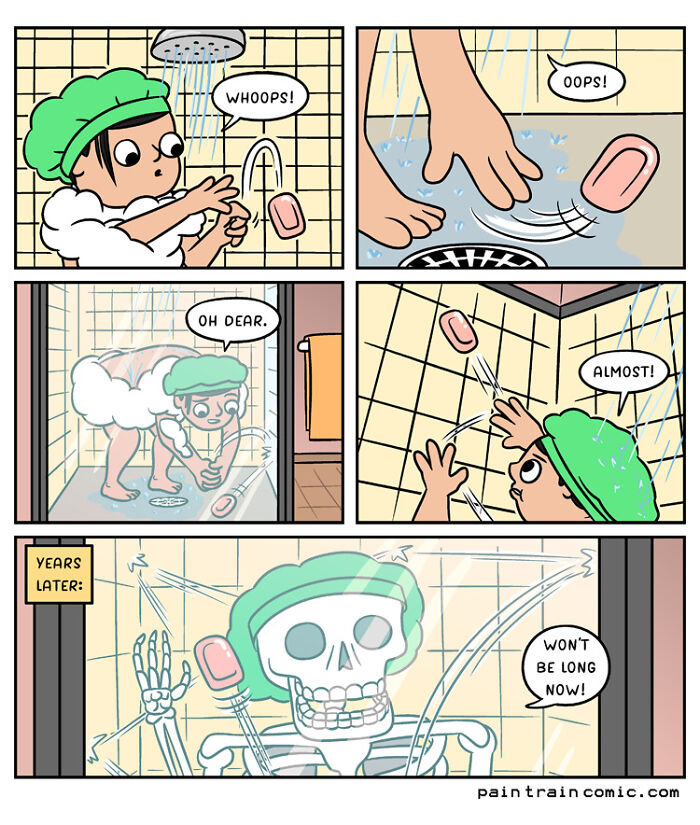 A Comic About A Slippery Soap