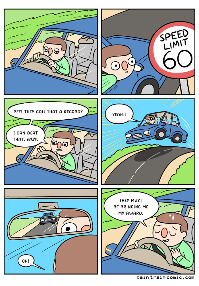 A Comic About Speeding