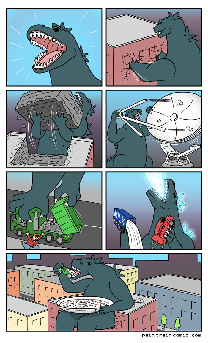 A Comic About A Godzilla