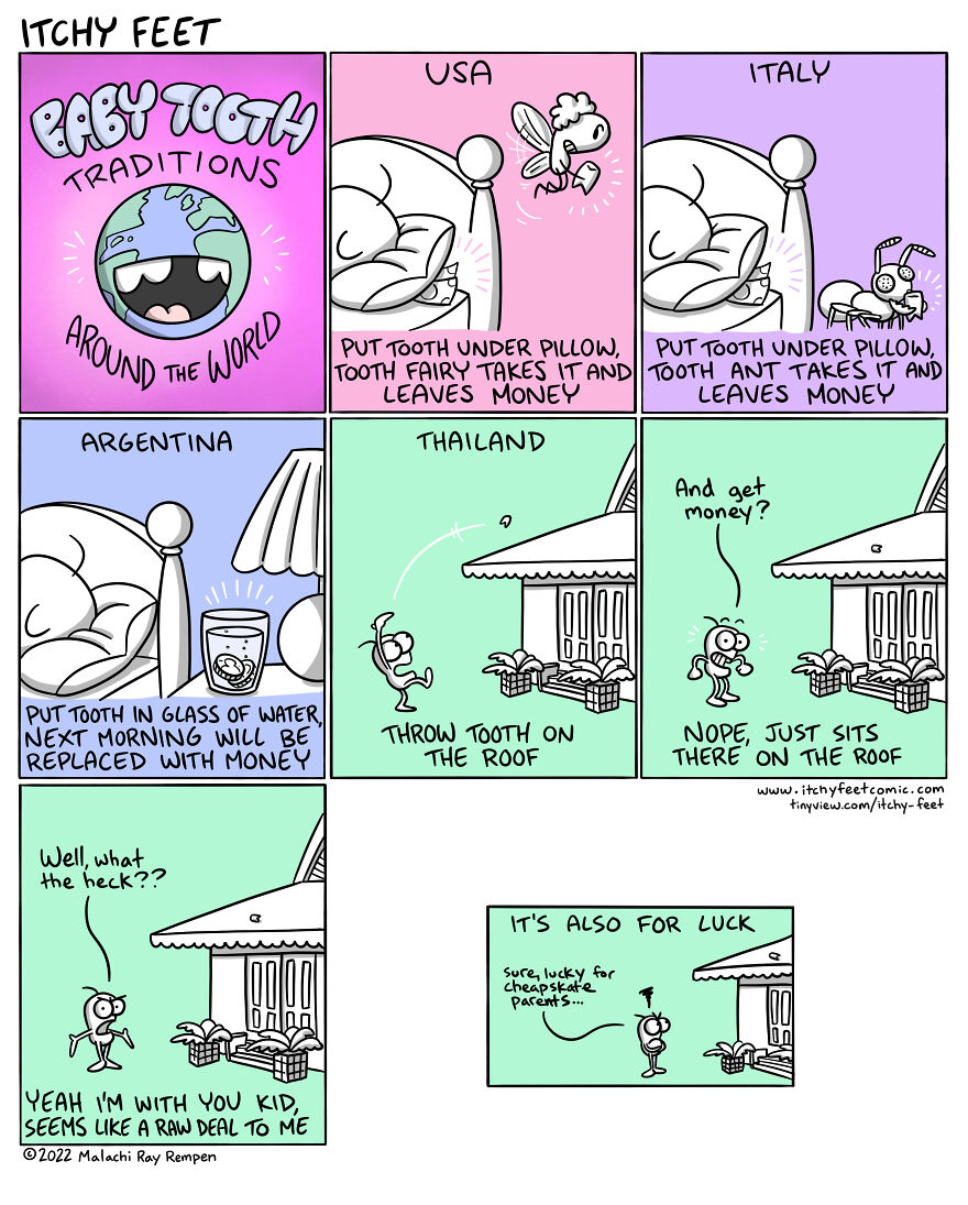 Hilarious Comics Depict Culture Differences Between Different Countries