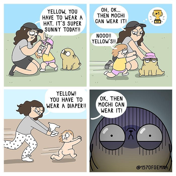 How It Looks To Live With A Dog Perfectly Captured In Hilarious Comics (New Pics)