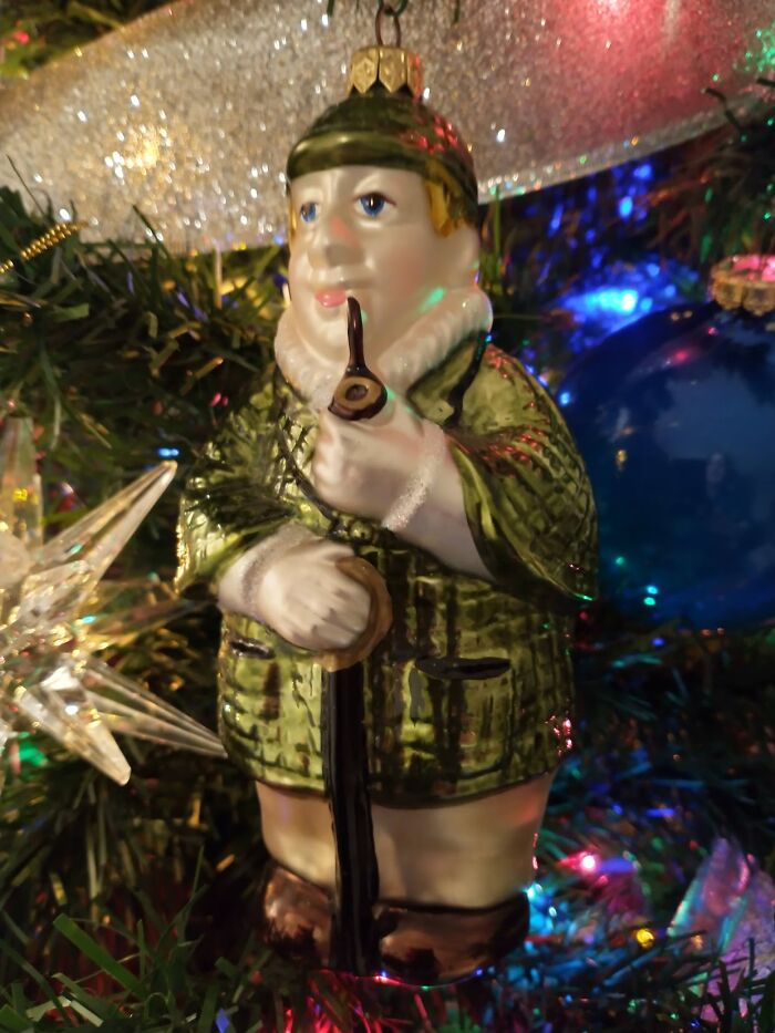 Sherlock Holmes Ornament. It's On My Tree Every Year