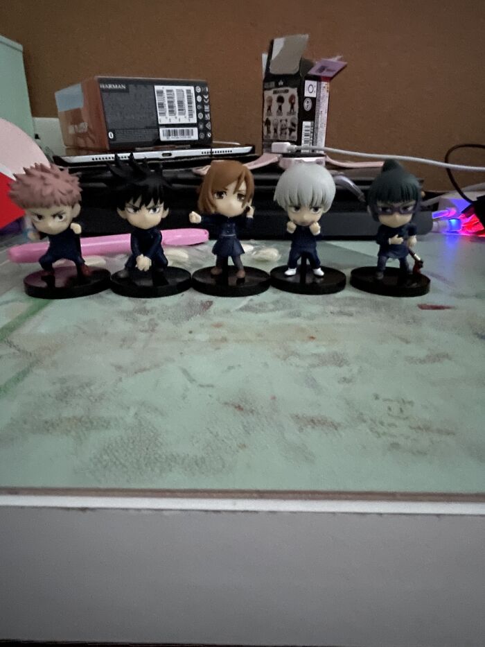 My Sister Got Me Jjk Figurines! (Sorry For The Mess In My Background)