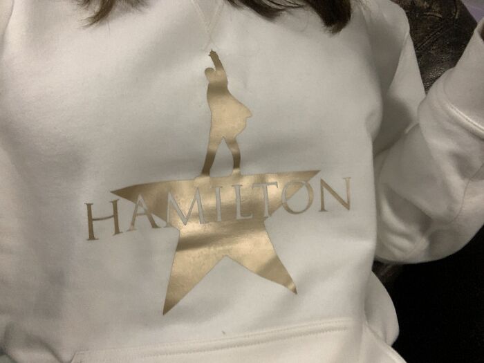 A Hamilton Sweater From My Cousin!