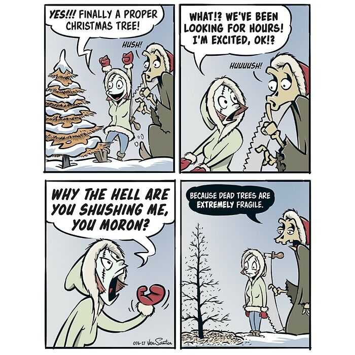 New Hilarious Comics By Death & The Maiden About A Girl In Her Afterlife