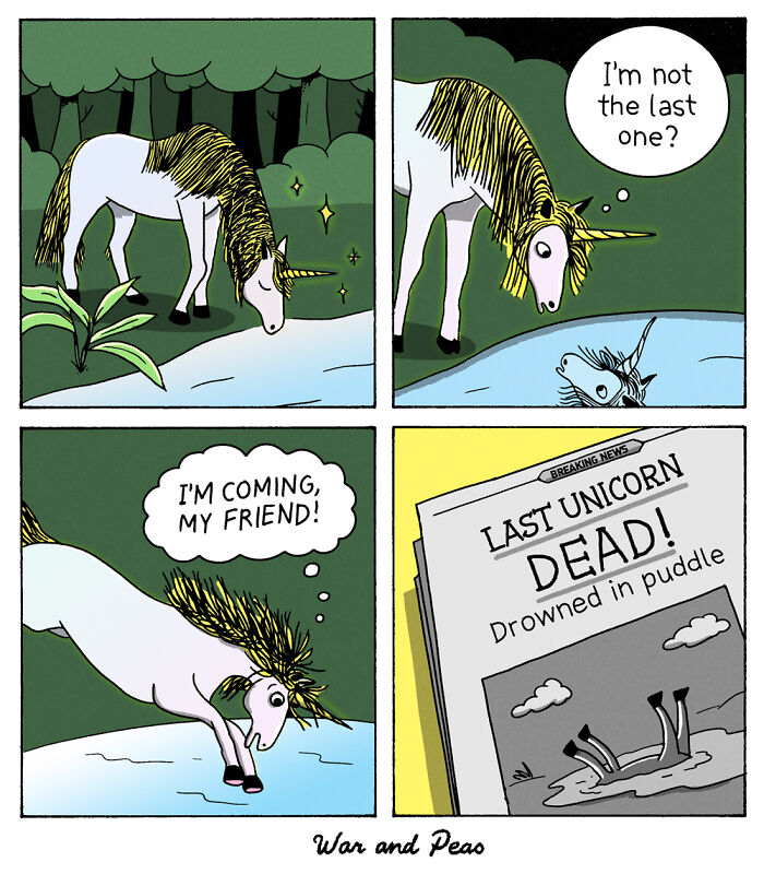 New Humorous Comics With Unexpected Plot Twists By War And Peas