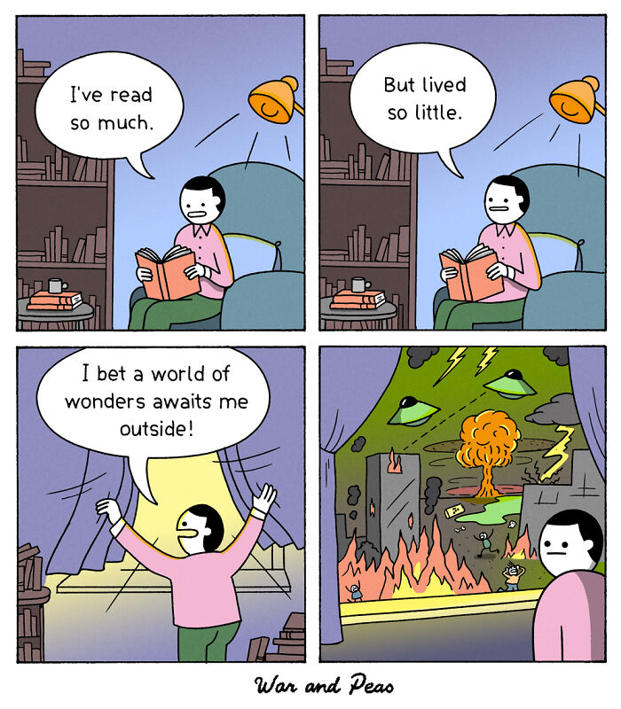 New Humorous Comics With Unexpected Plot Twists By War And Peas