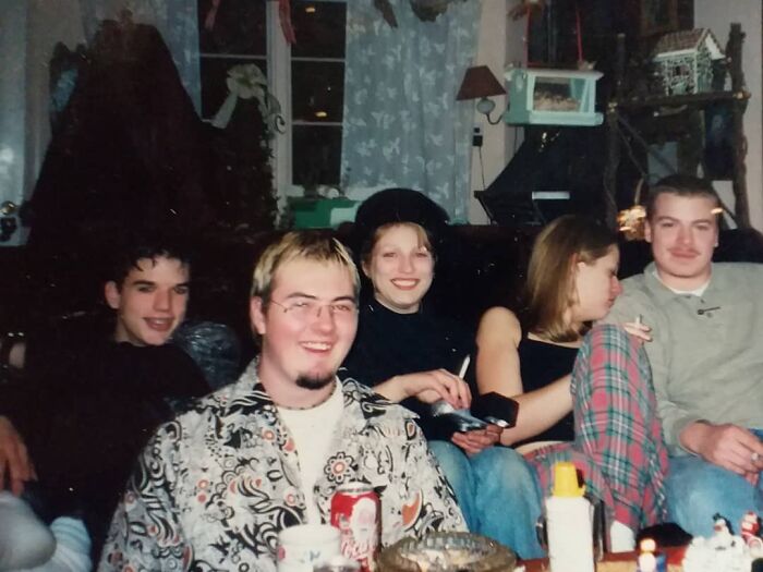 New Years 99-00 (I Am The One With Eyebrows So 90's They Basically Don't Exist)