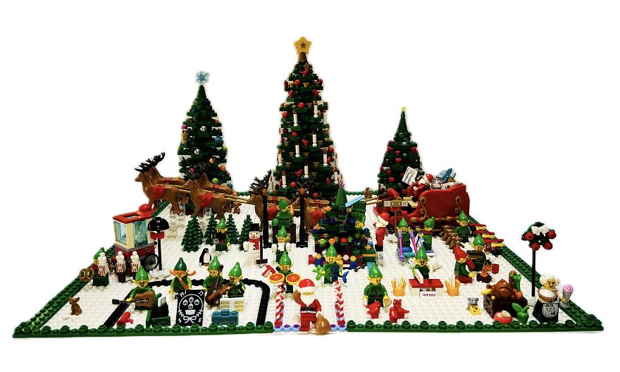 I Built The North Pole Out Of Legos