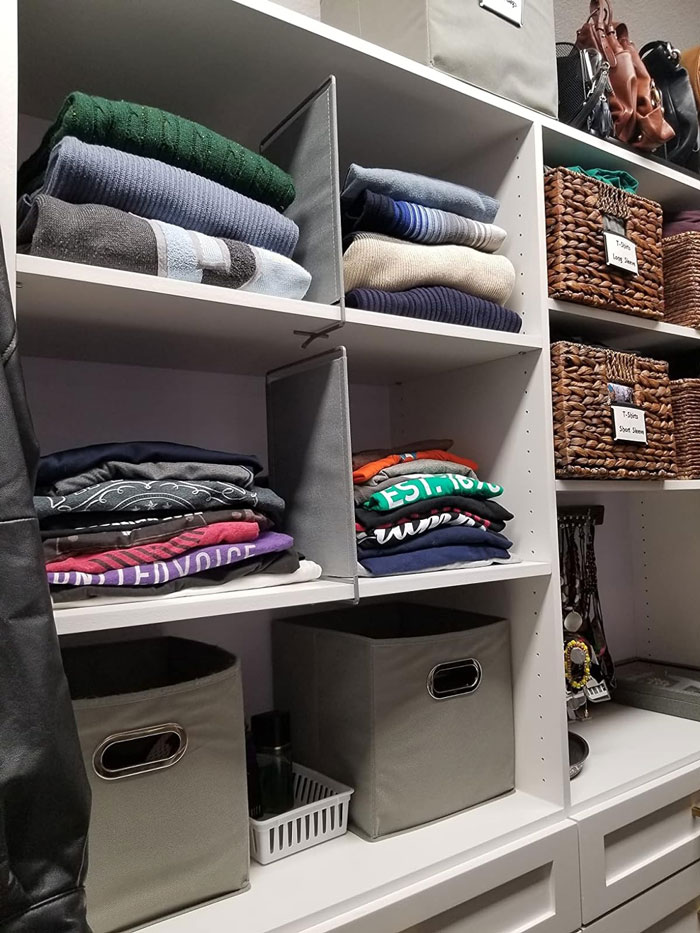 Shelfie Game Strong: Keep Your Closet On Point With Shelf Dividers - Being Organized Never Goes Out Of Style