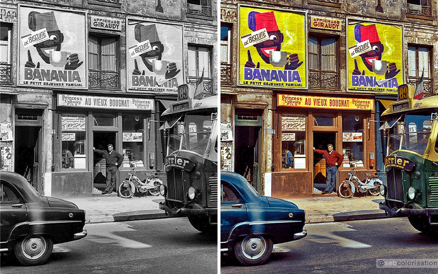 114 Rue De Sèvres, Paris Photographed In 1950