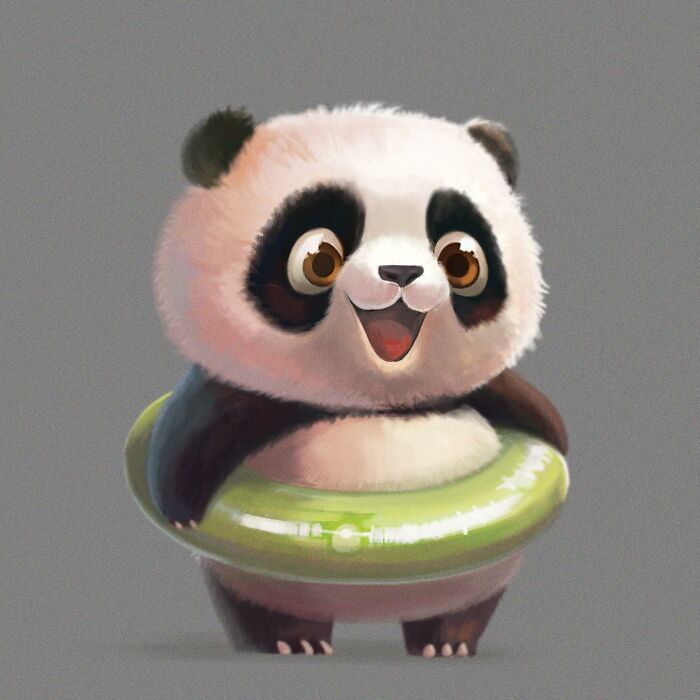 Illustration Of A Panda