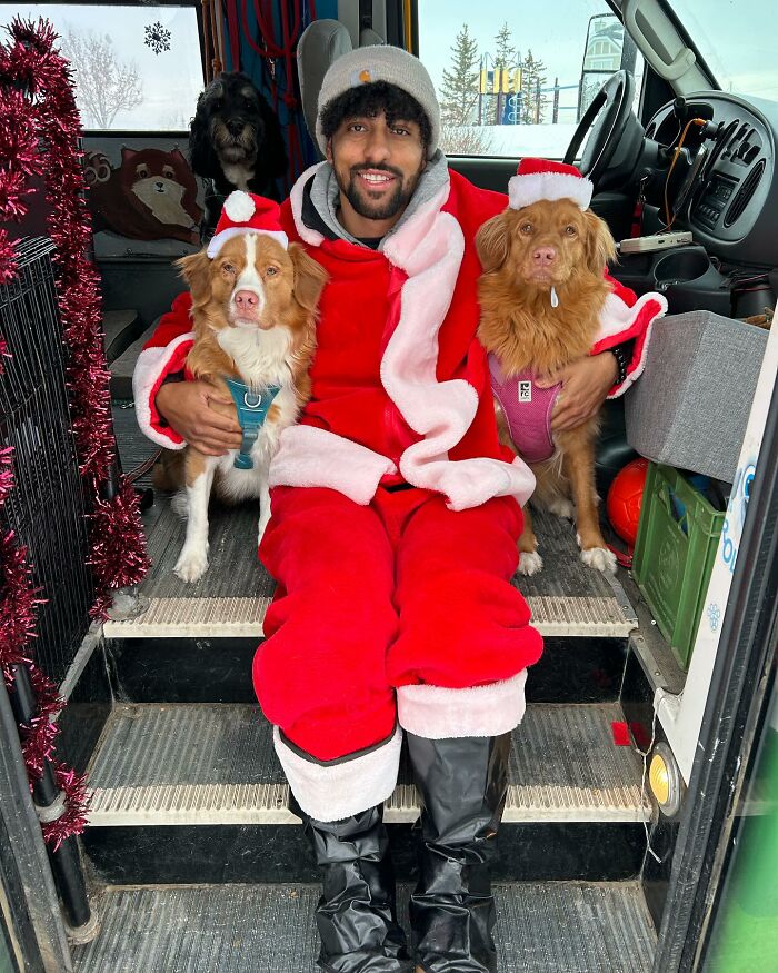 Guy Converts A School Bus To Take Dogs On Daily Adventures Guy Converts A School Bus To Take Dogs On Daily Adventures