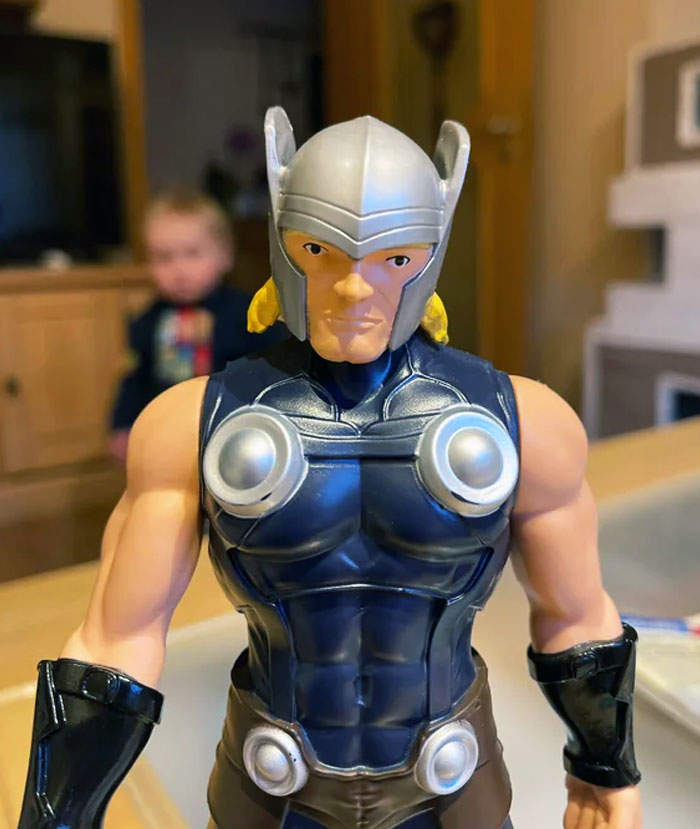 My Nephew's Toy. Yes, That's Thor