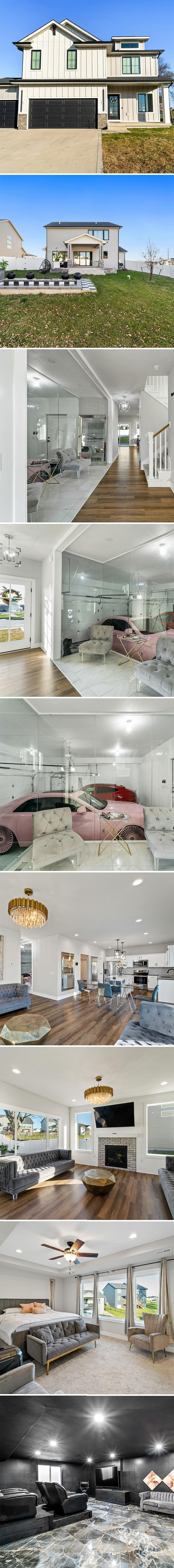 This Home Wins The Superlative For “Most Unique Way To Show Off Your Car Collection” $500,000