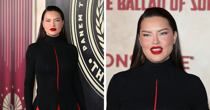 Adriana Lima Wasn’t Bothered “At All” By Trolls Mocking Her Looks At The Hunger Games Premiere