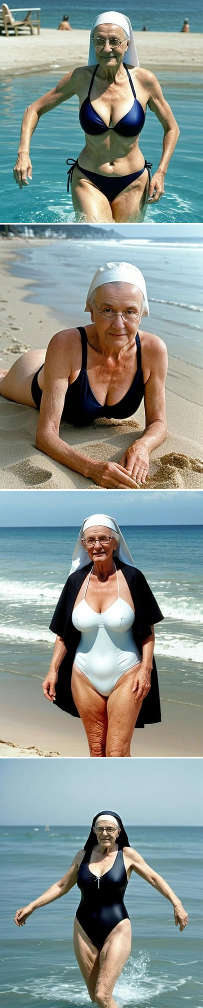 Nuns At The Beach