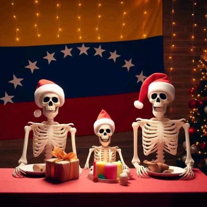Christmas Dinner In Venezuela