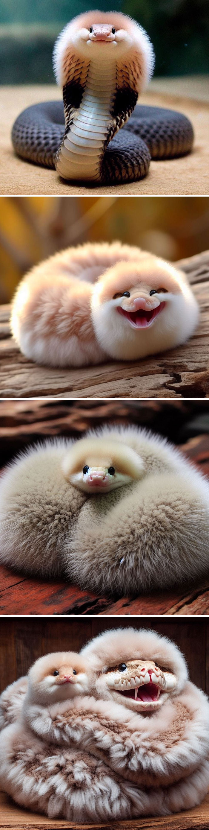 Fluffy Happy Snakes