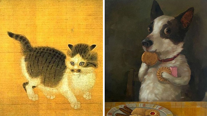 35 Times Animals Were Found In Art Pieces Through History, As Shared In This Facebook Group