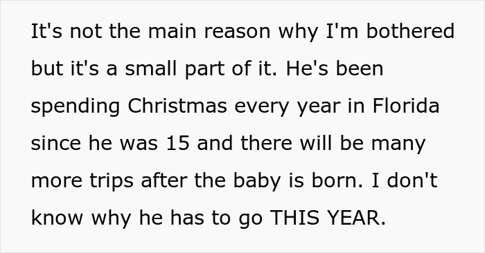 Heavily Pregnant Woman Wonders If She's A Jerk For Asking Her Fiancé To Spend Christmas With Her Heavily Pregnant Woman Wonders If She's A Jerk For Asking Her Fiancé To Spend Christmas With Her