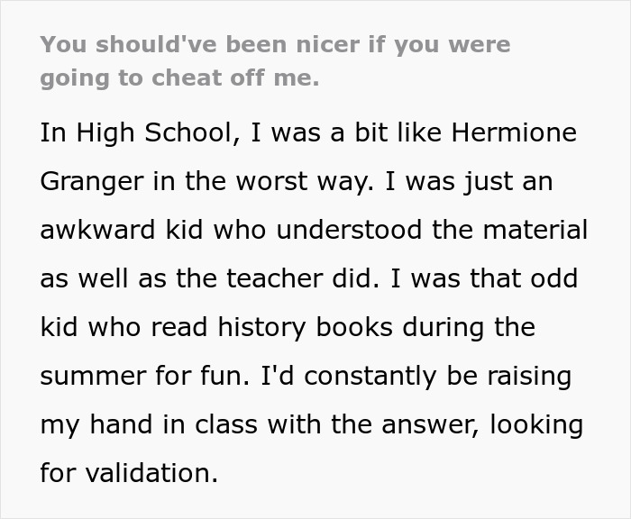 "With 5 Minutes Left, I Grabbed A New Test": Student Gets Revenge On Cheating Classmates "With 5 Minutes Left, I Grabbed A New Test": Student Gets Revenge On Cheating Classmates