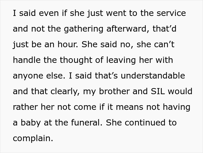 Couple’s Asked Not To Bring Their Baby Along To Another Baby’s Funeral, Woman Insists On Doing So