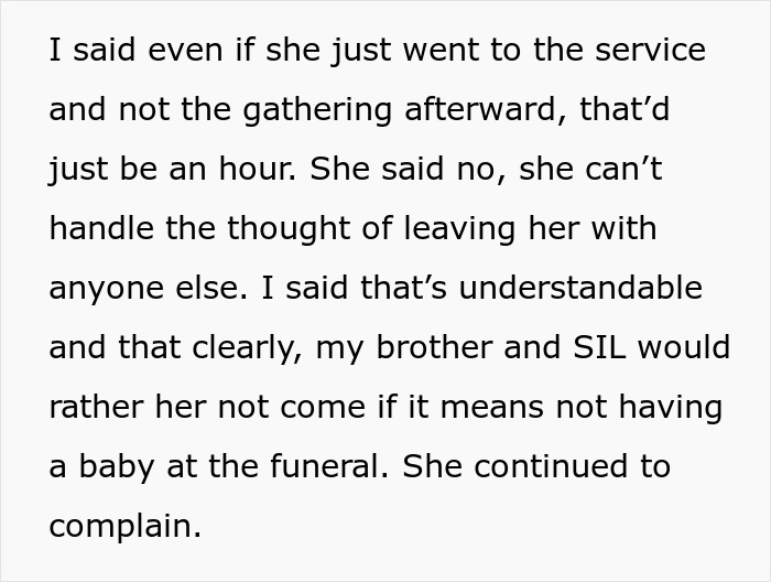 Couple’s Asked Not To Bring Their Baby Along To Another Baby’s Funeral, Woman Insists On Doing So Couple’s Asked Not To Bring Their Baby Along To Another Baby’s Funeral, Woman Insists On Doing So