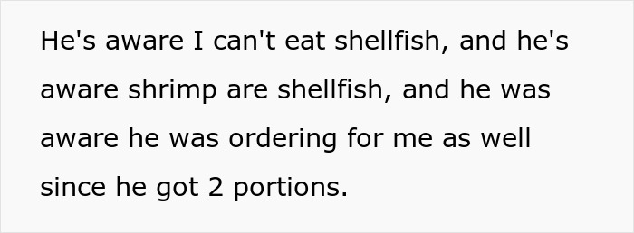 “AITA For Telling My Boyfriend To Order 'Whatever He Wants', Then Getting Upset With His Choice?”