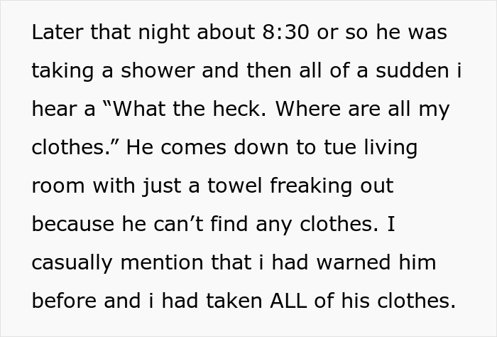 12 Y.O. Freaks Out When All His Clothes Are Gone After His Brother Warned Him Not To Steal