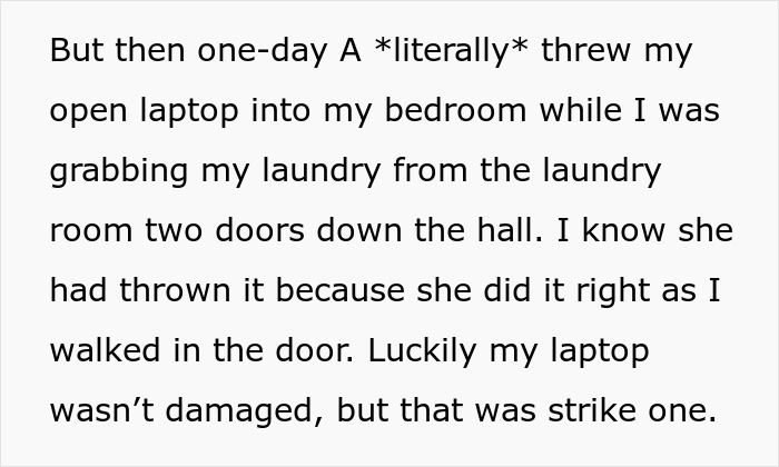 College Student Does Exactly As Told After Roommates Demand They Keep Their Stuff In Their Room