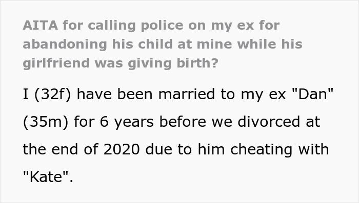 Guy Divorced 3 Years Ago Drops Off 3 Y.O. With His Ex-Wife Completely Out Of The Blue Guy Divorced 3 Years Ago Drops Off 3 Y.O. With His Ex-Wife Completely Out Of The Blue