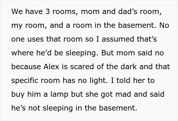 Daughter Refuses To Share Her Bedroom With Mom’s 14 Y.O. Brother, Parents Are Furious