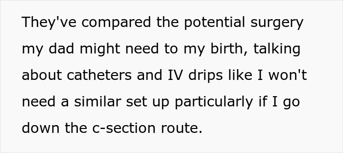 Woman Shares Her Delusional Parents Want Her To Have A C-Section So It Will Fit Their Plans Woman Shares Her Delusional Parents Want Her To Have A C-Section So It Will Fit Their Plans