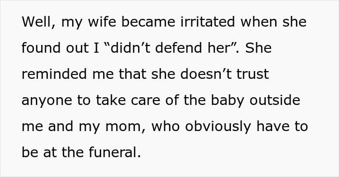 Couple’s Asked Not To Bring Their Baby Along To Another Baby’s Funeral, Woman Insists On Doing So Couple’s Asked Not To Bring Their Baby Along To Another Baby’s Funeral, Woman Insists On Doing So