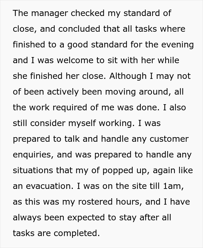Worker Refuses To Take Boss’s Nonsense Reasons For Not Being Paid After 13.5-Hour Shift Worker Refuses To Take Boss’s Nonsense Reasons For Not Being Paid After 13.5-Hour Shift