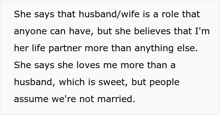 "[Am I The Jerk] For Wanting My Wife To Call Me 'Husband' Instead Of 'Partner'?"