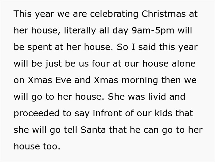 Overbearing MIL Made Whole Christmas About Herself Last Year And This Year Got Uninvited Overbearing MIL Made Whole Christmas About Herself Last Year And This Year Got Uninvited