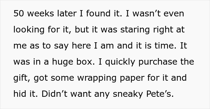 Woman Waits A Full Year To Get Back At Husband For Selfish Christmas Gift, Makes Him Furious Woman Waits A Full Year To Get Back At Husband For Selfish Christmas Gift, Makes Him Furious