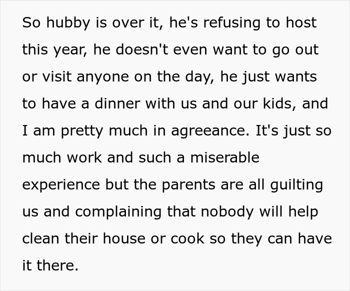Family Tired Of Hosting Ungrateful Relatives For Christmas Decide To Cancel, Drama Ensues Family Tired Of Hosting Ungrateful Relatives For Christmas Decide To Cancel, Drama Ensues