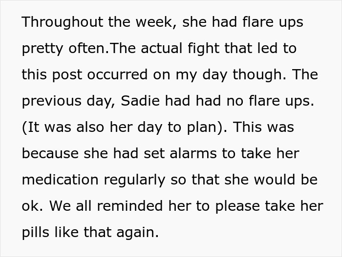Woman Ruins A Trip After Conveniently "Forgetting" To Take Her Meds, Friend Loses It Woman Ruins A Trip After Conveniently "Forgetting" To Take Her Meds, Friend Loses It